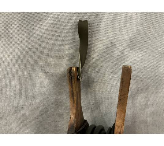 Gros soufflet ancien d'époque fin 18 ème en bois clair