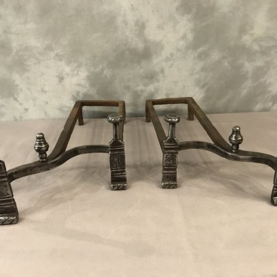 Pair of period polished iron tracks 18 th