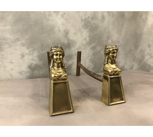 Pair of ancient bronze caterpillars 19th century.