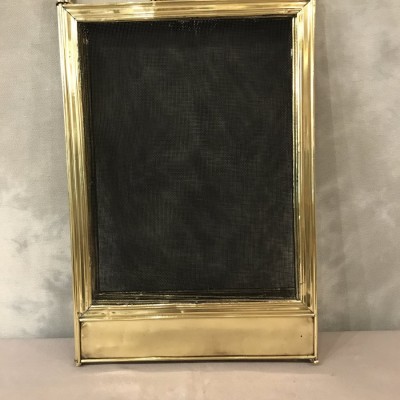 Pare antique brass fireplace Charles X