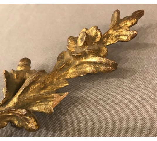 Pair d' appliques en bois gilded de style Louis XV d' poque XX ème