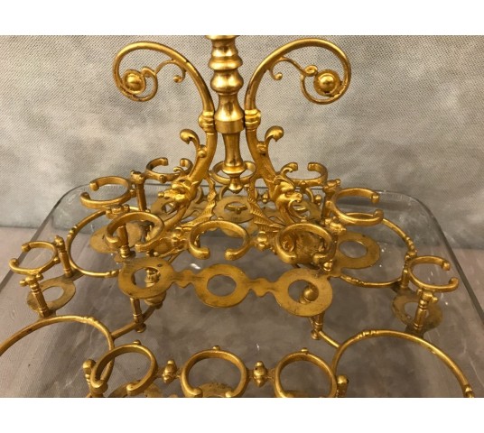 Baccarat crystal liqueur interior tray of epoch 19 th