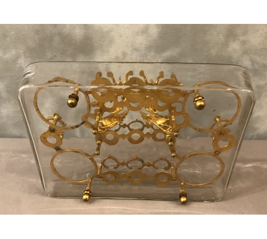 Baccarat crystal liqueur interior tray of epoch 19 th