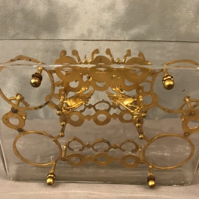 Baccarat crystal liqueur interior tray of epoch 19 th