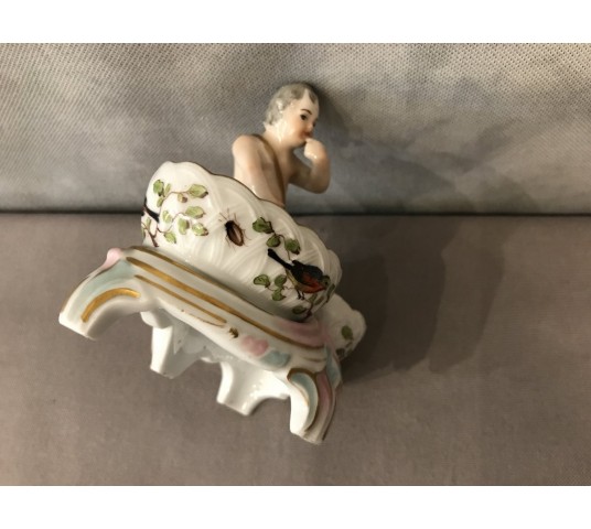 Saleron en porcelaine d'époque 18 ème