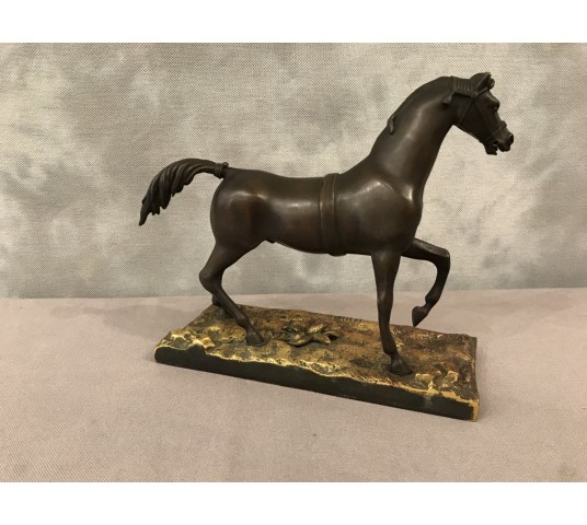 Little bronze horse at the time 19 th