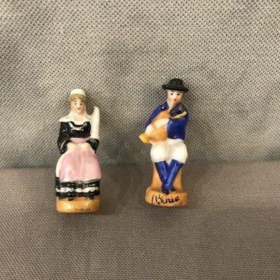 Paire de salerons Bretons d’époque 19 ème