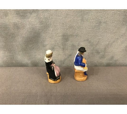 Paire de salerons Bretons d’époque 19 ème