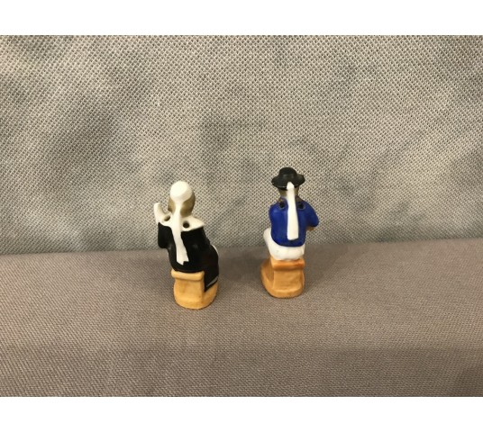 Paire de salerons Bretons d’époque 19 ème