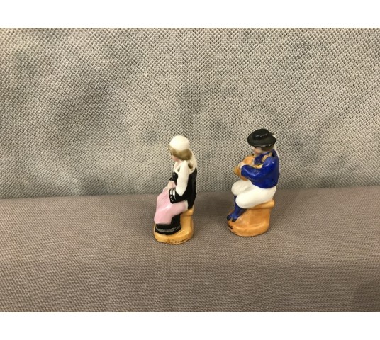 Paire de salerons Bretons d’époque 19 ème