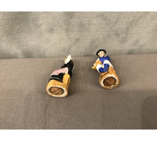 Paire de salerons Bretons d’époque 19 ème