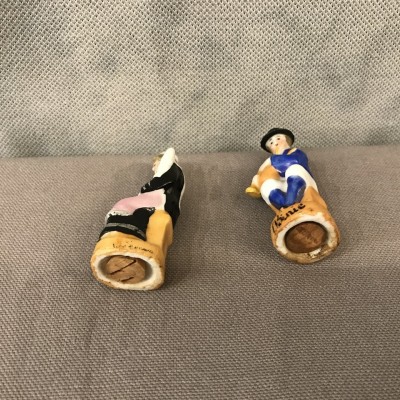 Paire de salerons Bretons d’époque 19 ème