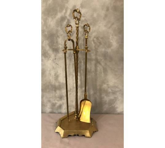 Antique brass mantelpiece - ( 19th-century )