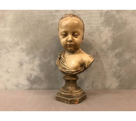 Small terra cotta bust 19 th