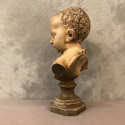 Small terra cotta bust 19 th