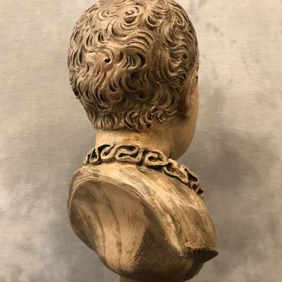 Small terra cotta bust 19 th