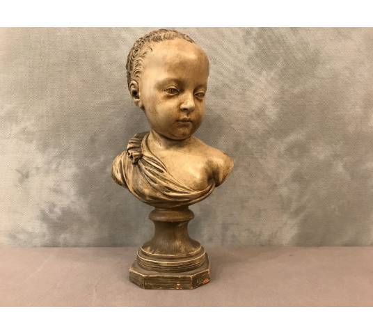 Small terra cotta bust 19 th