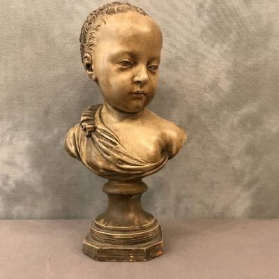 Small terra cotta bust 19 th