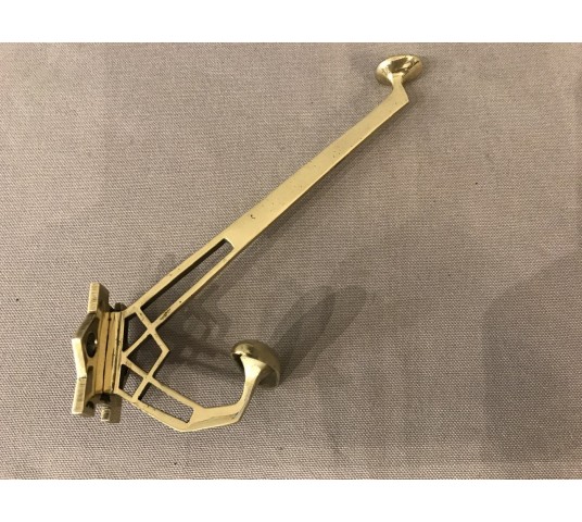 Porte manteaux en bronze poli et vernis d’époque fin 19ème