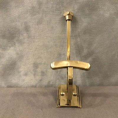 Patère en brass vernis circa 1900