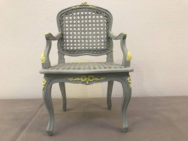 Louis XV style small miniature chair