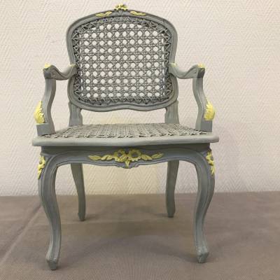 Louis XV style small miniature chair