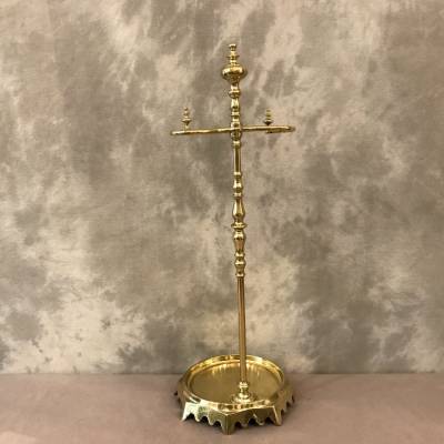 Antique brass mantelpiece - ( 19th century )