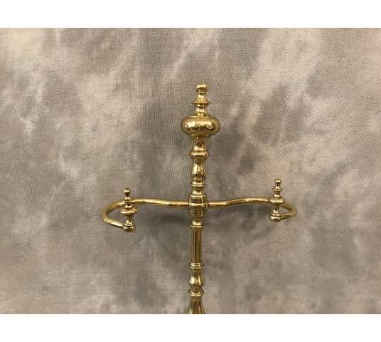 Antique brass mantelpiece - ( 19th century )