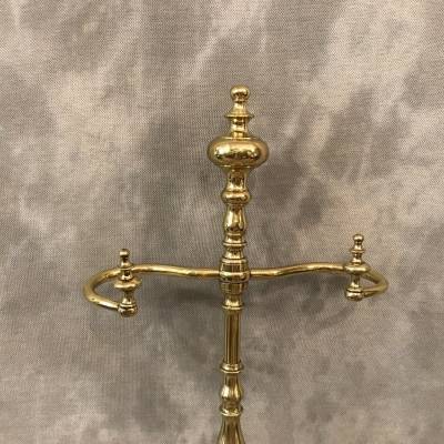 Antique brass mantelpiece - ( 19th century )