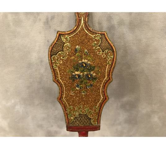 Beau bellows from the ancient fireplace 18 th