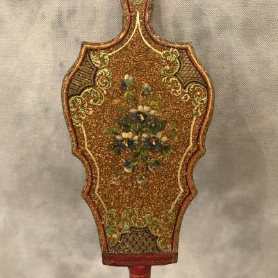 Beau bellows from the ancient fireplace 18 th