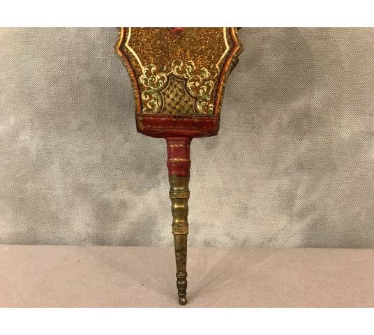 Beau bellows from the ancient fireplace 18 th