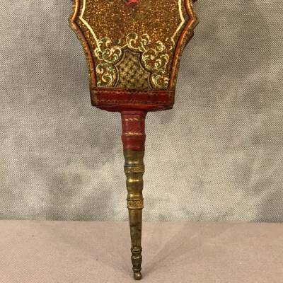 Beau bellows from the ancient fireplace 18 th