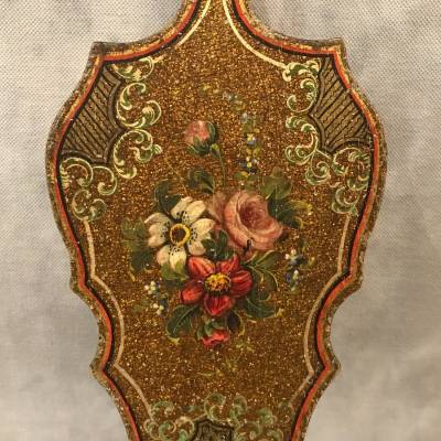 Beau bellows from the ancient fireplace 18 th