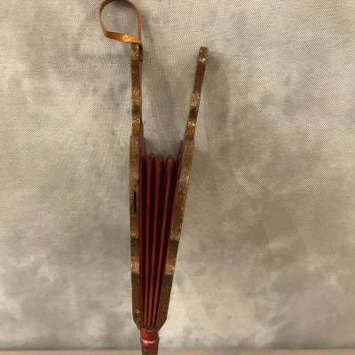 Beau bellows from the ancient fireplace 18 th