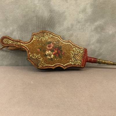 Beau bellows from the ancient fireplace 18 th