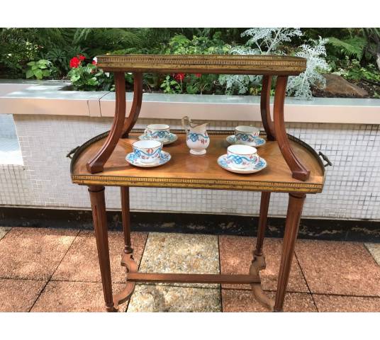 Table at the time 19 th Napoleon III in marquetry