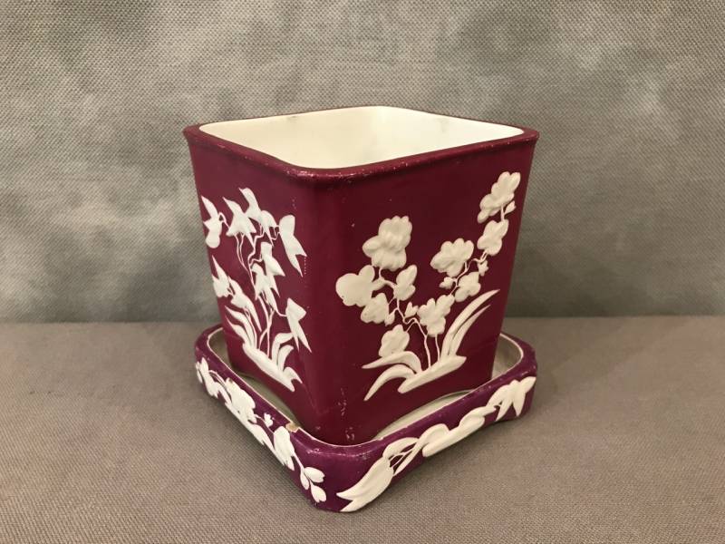 Minton porcelain pot at the end of 19 th