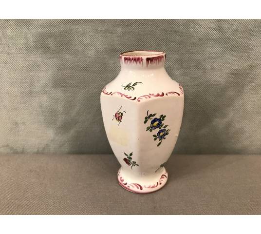 Small vase in earthenware by Clamecy then 19ème
