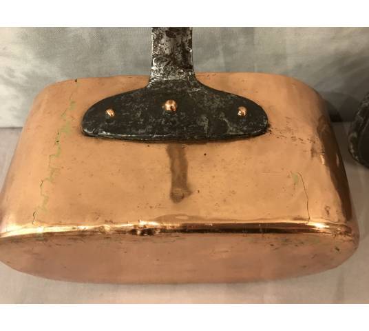 Copper Daubeer with its period lid 18 ème