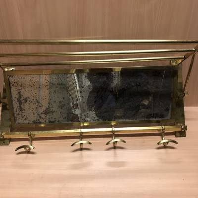 Porte manteaux vestiaires en laiton vers 1900