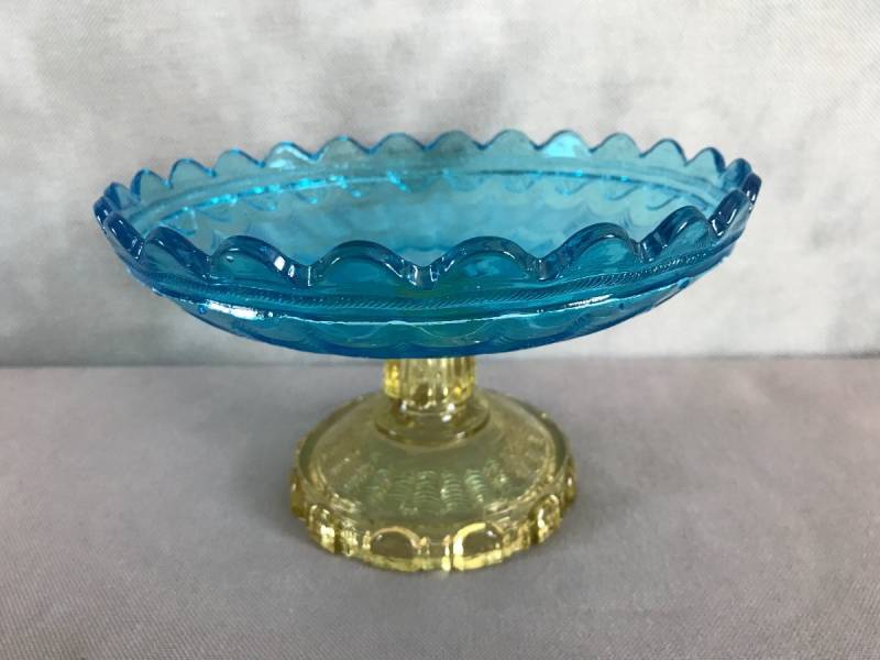 Georges Sand's model pressed glass model signed Portieux circa 1900