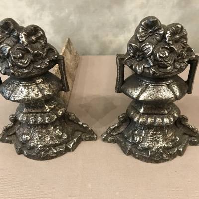 Pair of period cast iron tracks 19 th century