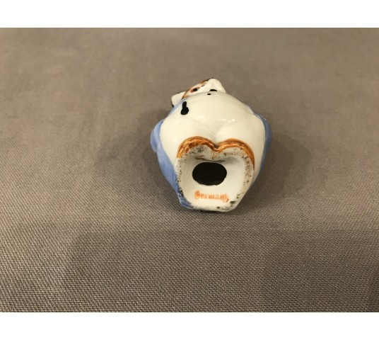 Sowl in German porcelain, period 19ème