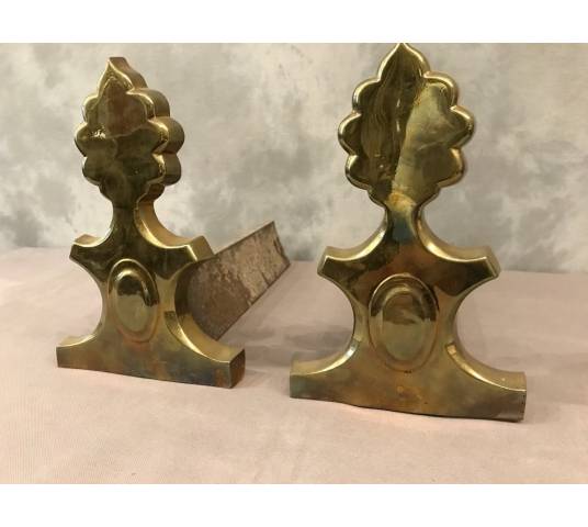 Pair of vintage brass and vintage casings in the early 20th century