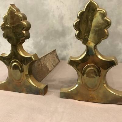 Pair of vintage brass and vintage casings in the early 20th century