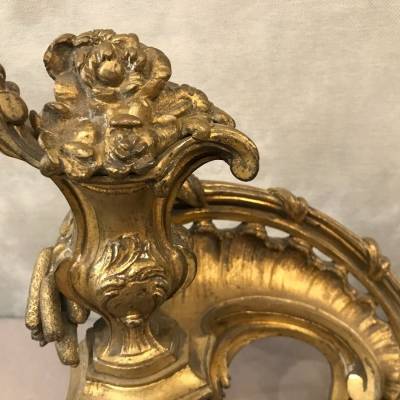Pair of ancient bronze caterpillars 19th-Napoleon III