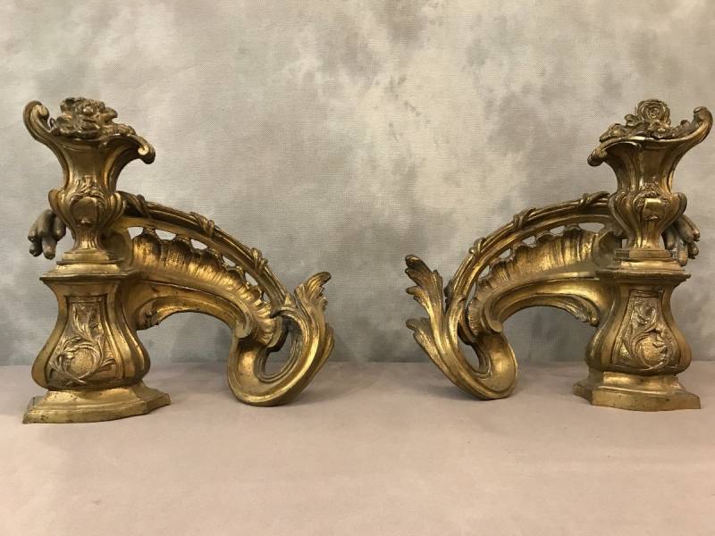 Pair of ancient bronze caterpillars 19th-Napoleon III