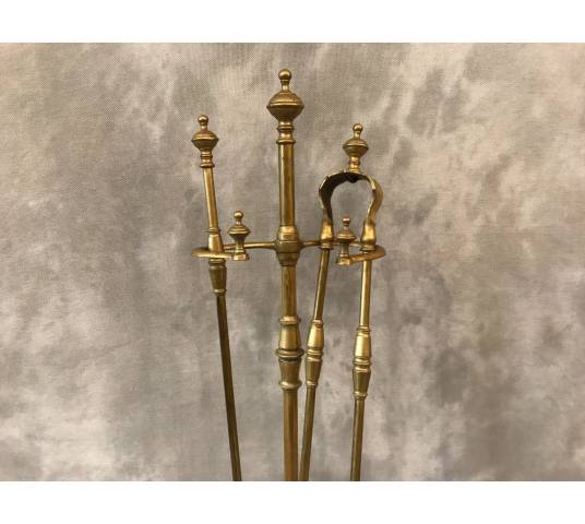 Antique brass mantelpiece ( 19th-century ).