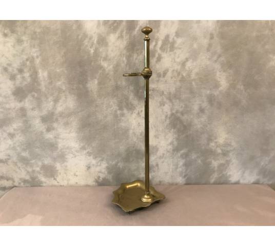 Servant of antique fireplace in vintage brass - 19th.